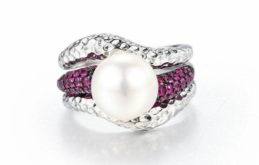 Underwater Enchantment: Discover Your Pearl Wedding Ring - Black Diamonds New York