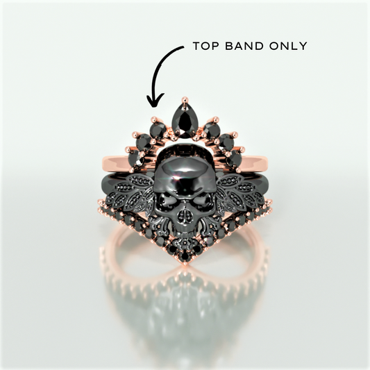 Flash Sale- My Queen Top Band Only-Black Diamonds New York