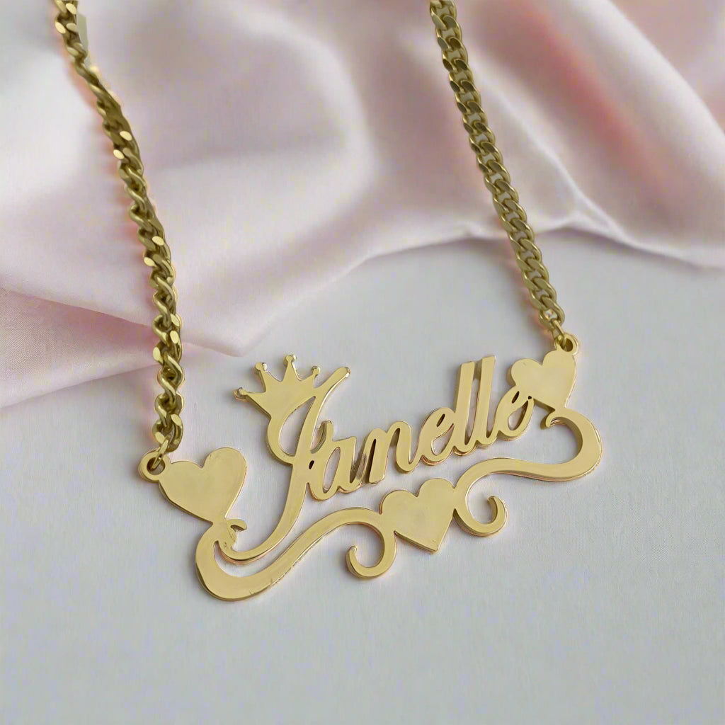 Gold Necklaces Design Your Name Necklace Custom Name Necklace With