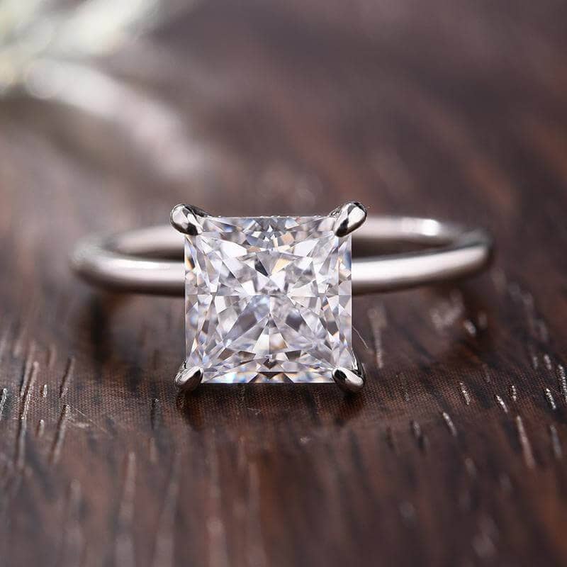 2.5ct Princess-Cut Diamond Engagement Ring-Black Diamonds New York