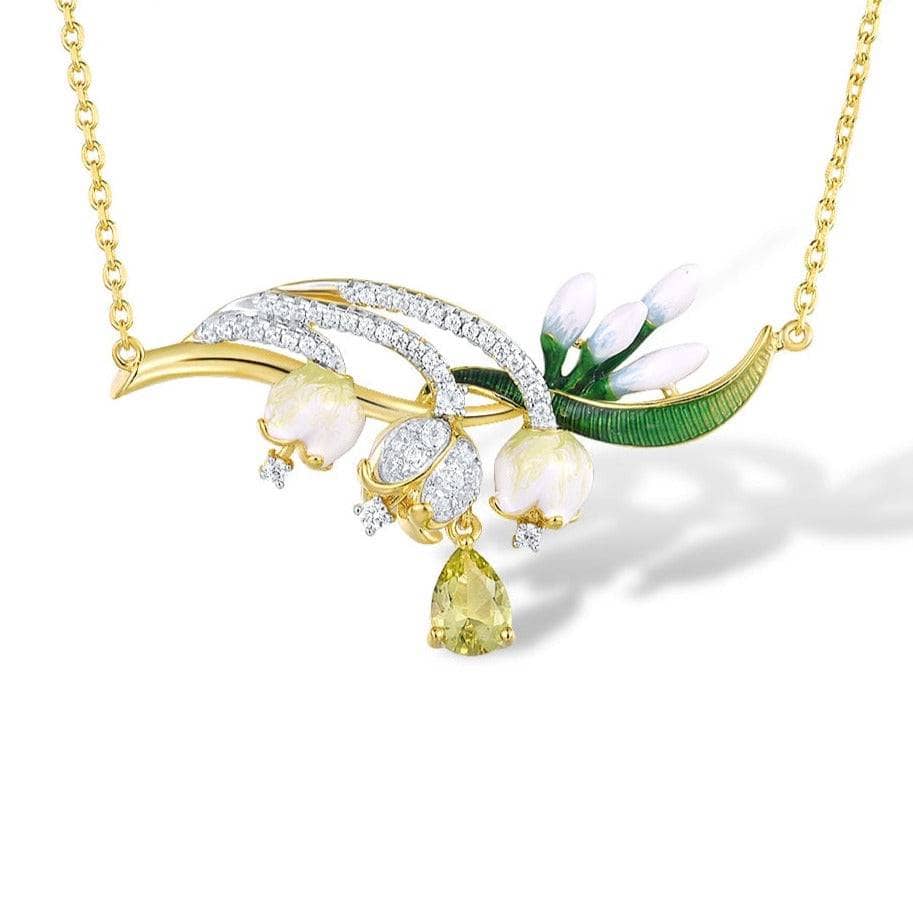 Delicate Flower with EVN Stone Jewelry Set-Black Diamonds New York