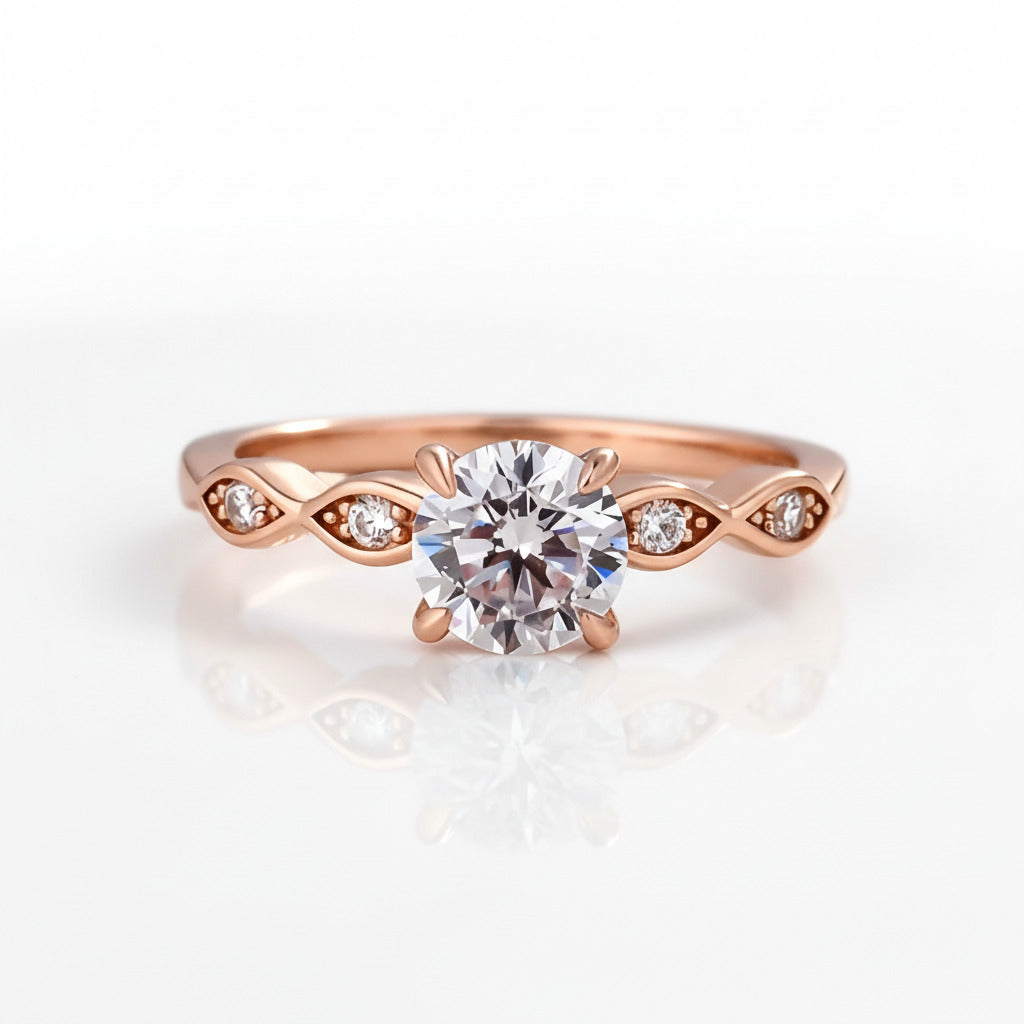 Promise Rings Buying Myself An Engagement Ring Rose Gold Ct Round