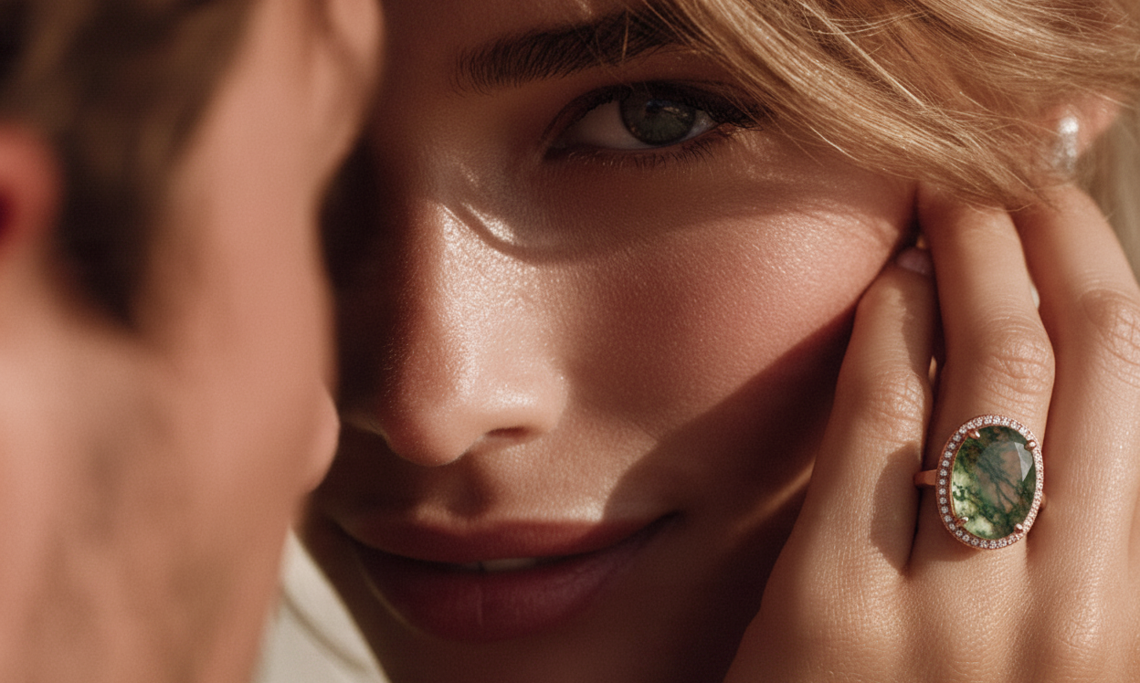 🌿 Spring Awakening: Moss Agate Jewelry by Black Diamonds New York