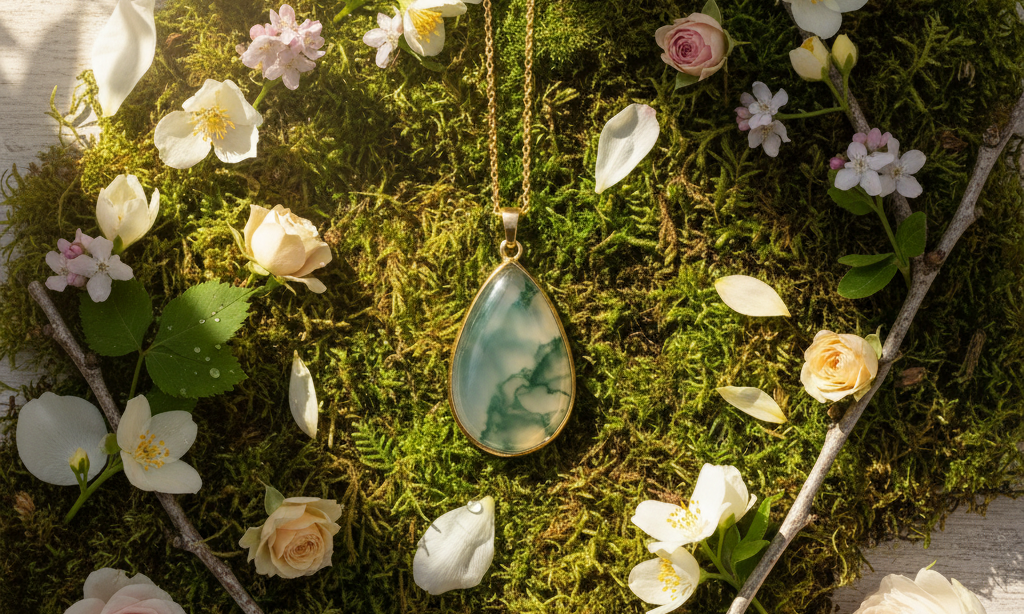 🌿 Spring Awakening: Moss Agate Jewelry by Black Diamonds New York