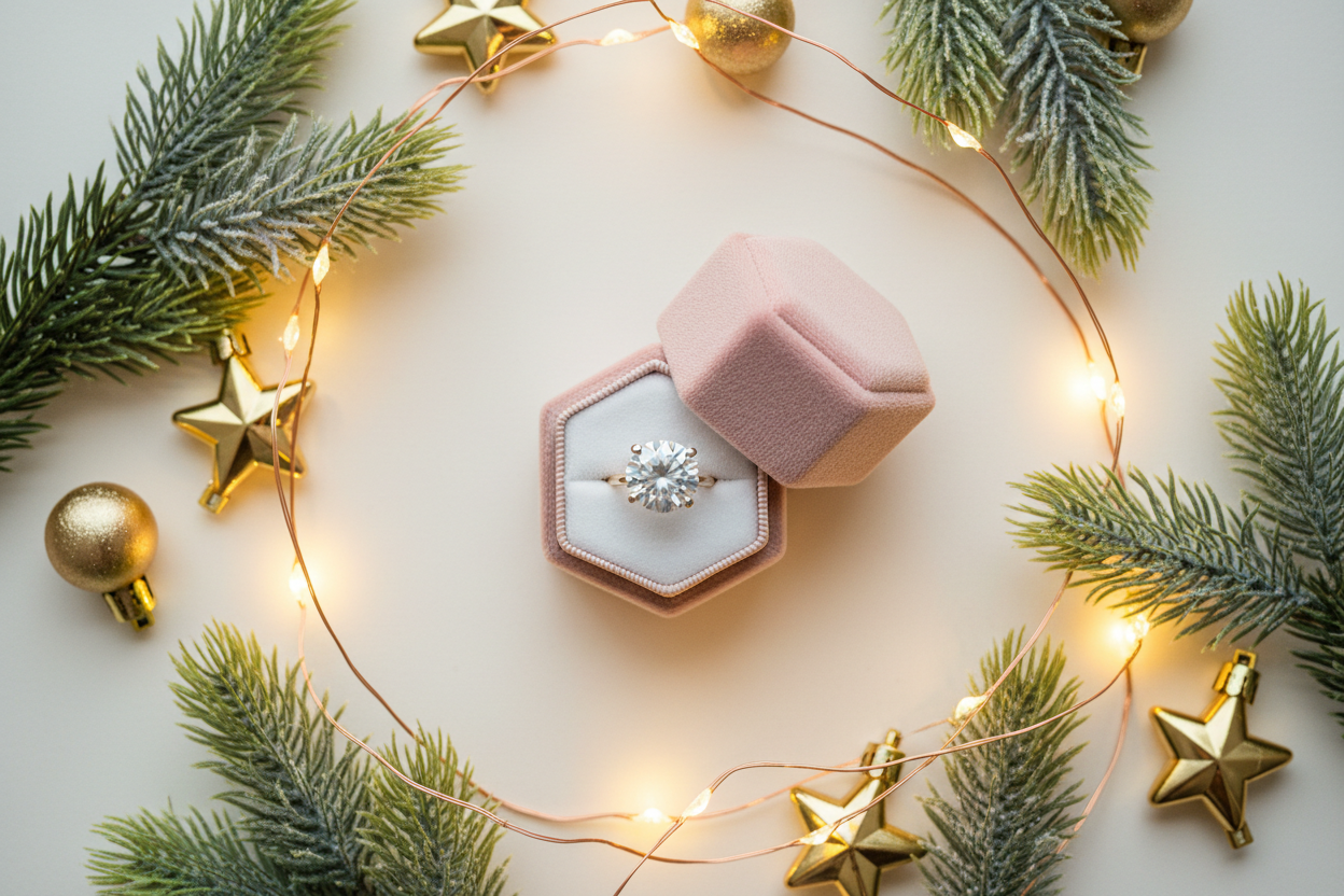 On the First Day of Christmas, Black Diamonds Gave to Me… A Love Story Set in Stone