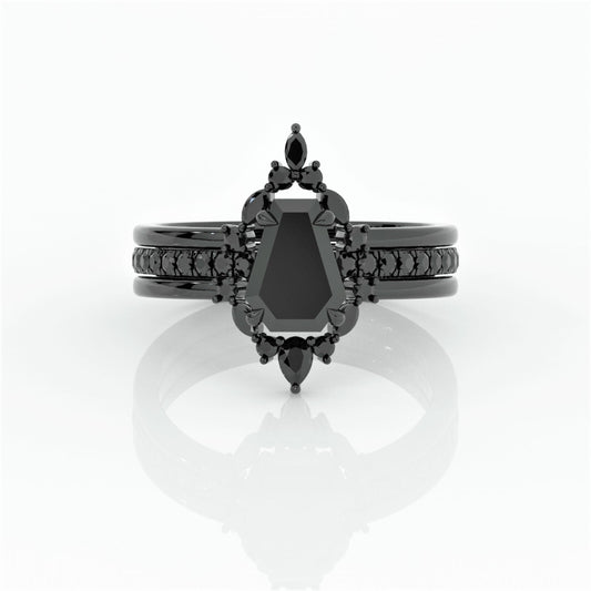 Say "I Do" in Goth Glam with A Black Diamond Wedding Ring - Black Diamonds New York
