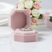 0.056 Ct Diamond Twisted Eternity Stackable Wedding Promise Band