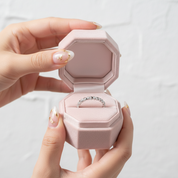 0.056 Ct Diamond Twisted Eternity Stackable Wedding Promise Band