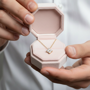 0.4 Ct Diamond Clover Pendant Necklace-Black Diamonds New York