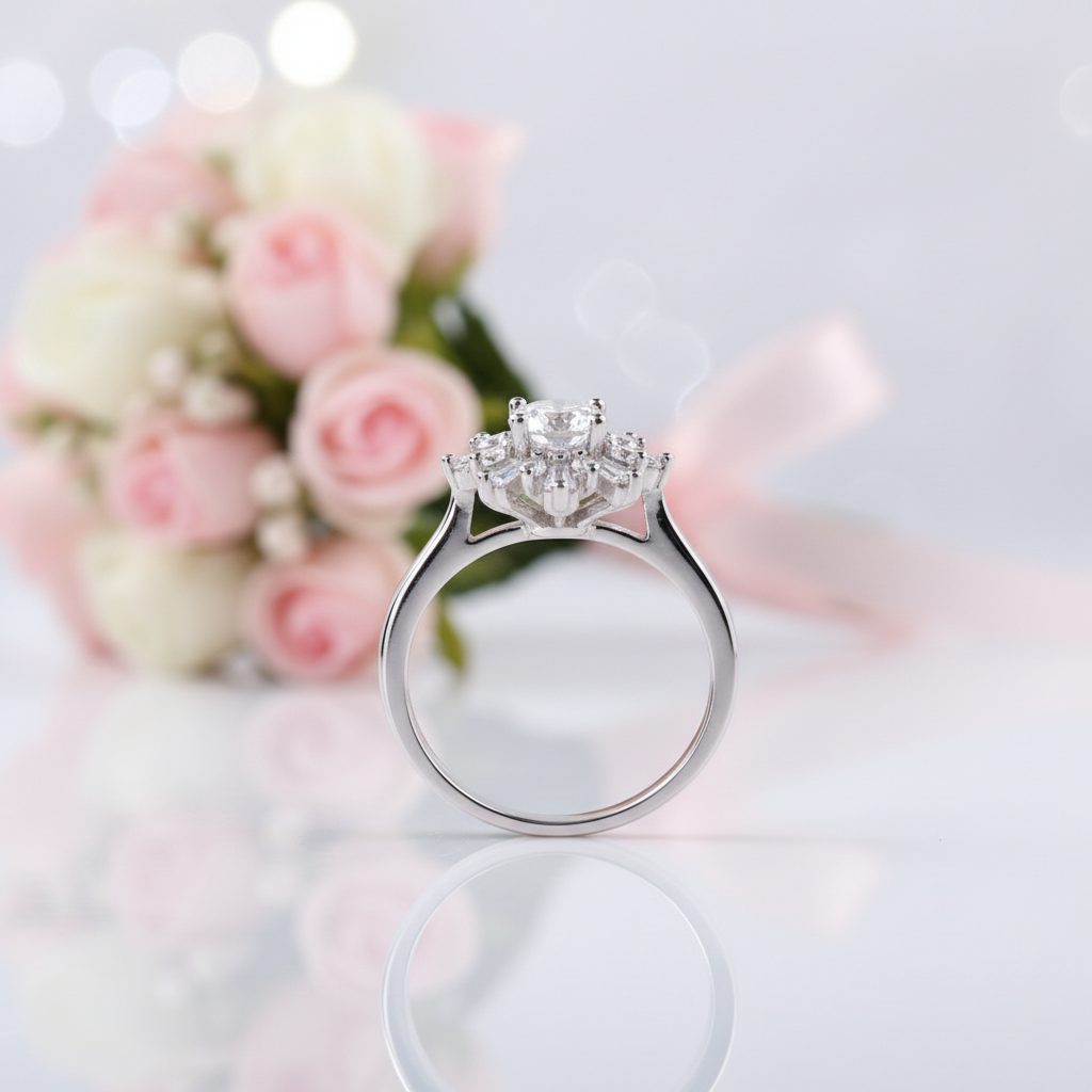 0.5 Ct D Color Diamond Option Engagement Ring-Black Diamonds New York