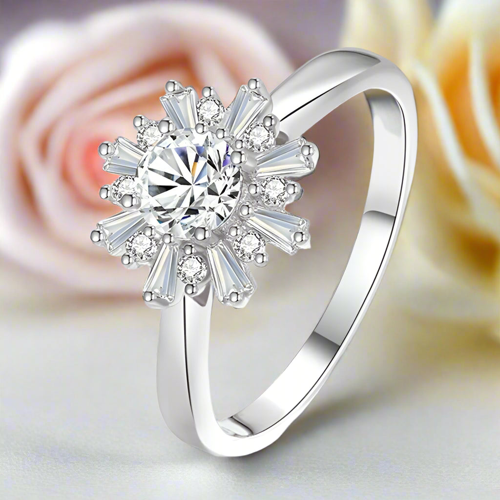 0.5 Ct D Color Diamond Engagement Ring-Black Diamonds New York