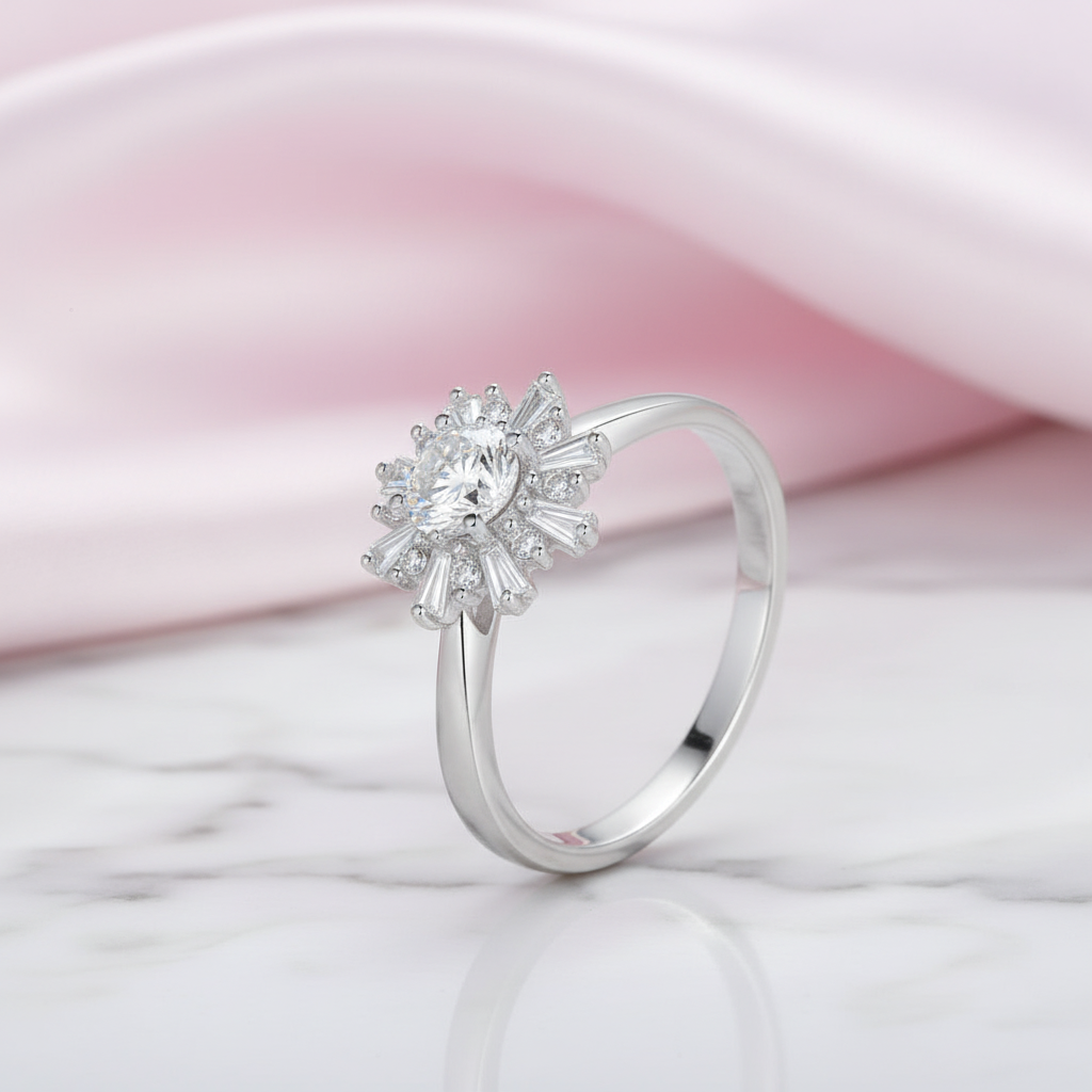 0.5 Ct D Color Diamond Option Engagement Ring-Black Diamonds New York