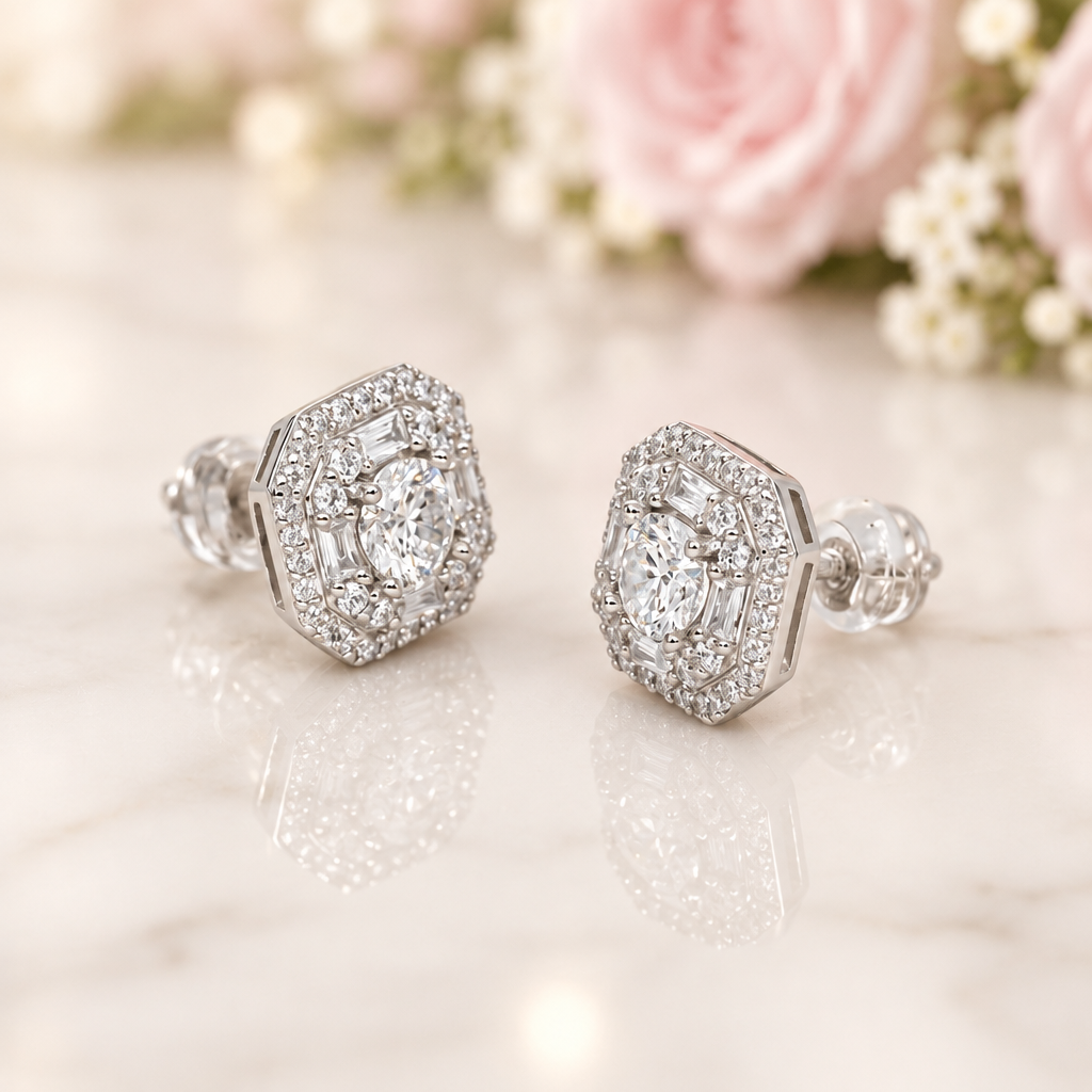 0.5 Ct Round Cut Diamond Option Stud Earrings-Black Diamonds New York