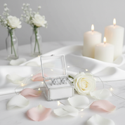 0.5 Ct Round Diamond Flower Stud Earrings-Black Diamonds New York