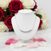 0.7 Ct Brilliant Diamond Simple Smile Necklace-Black Diamonds New York