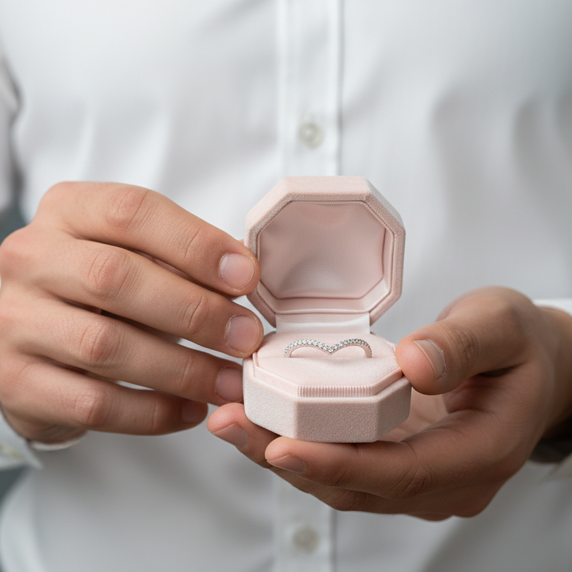 0.22ct Micro Round Cut D Color Diamond Wedding Band-Black Diamonds New York