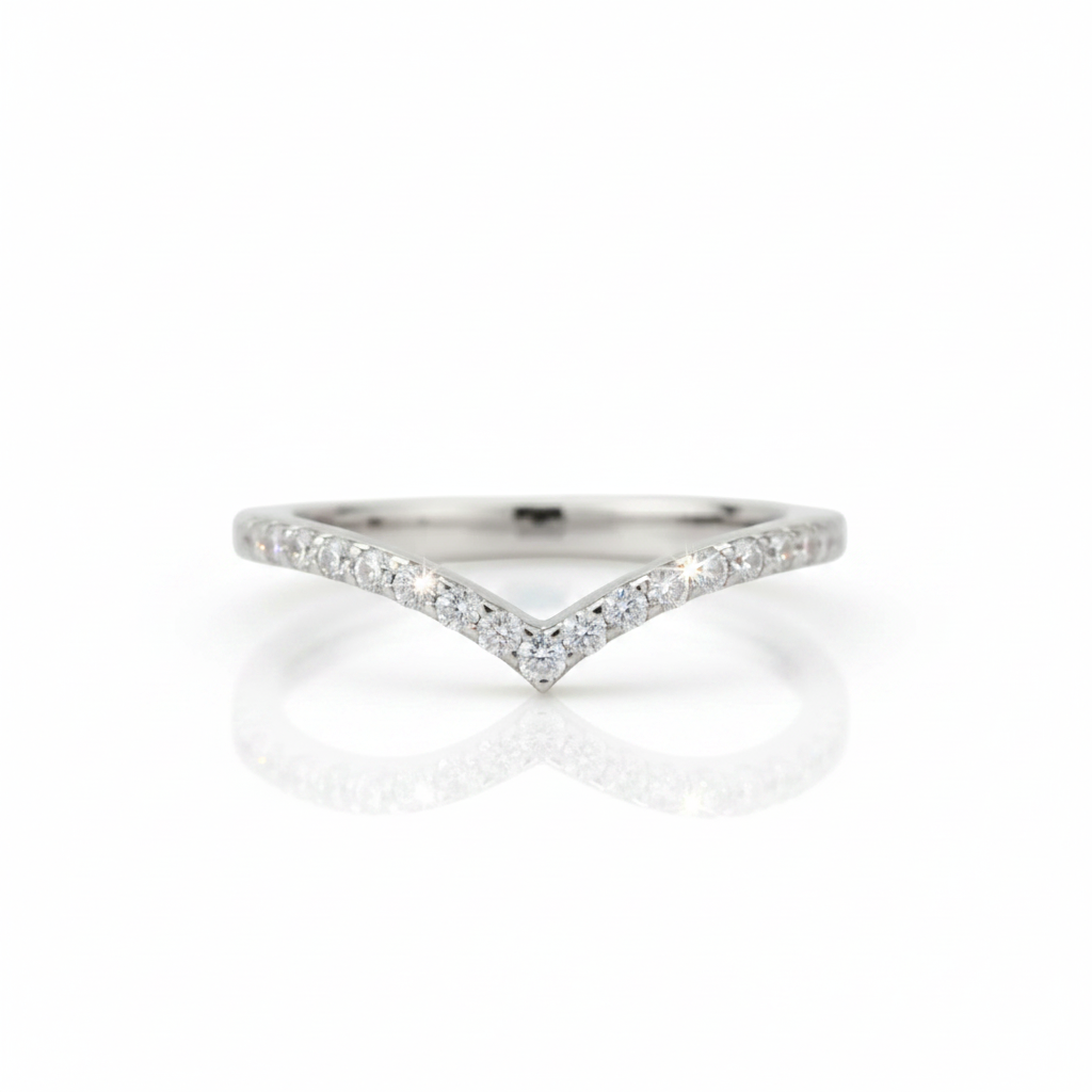 0.22ct Micro Round Cut D Color Diamond Option Wedding Band-Black Diamonds New York