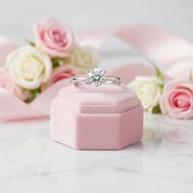 0.5-3ct Classic Diamond Solitaire Wedding Ring-Black Diamonds New York