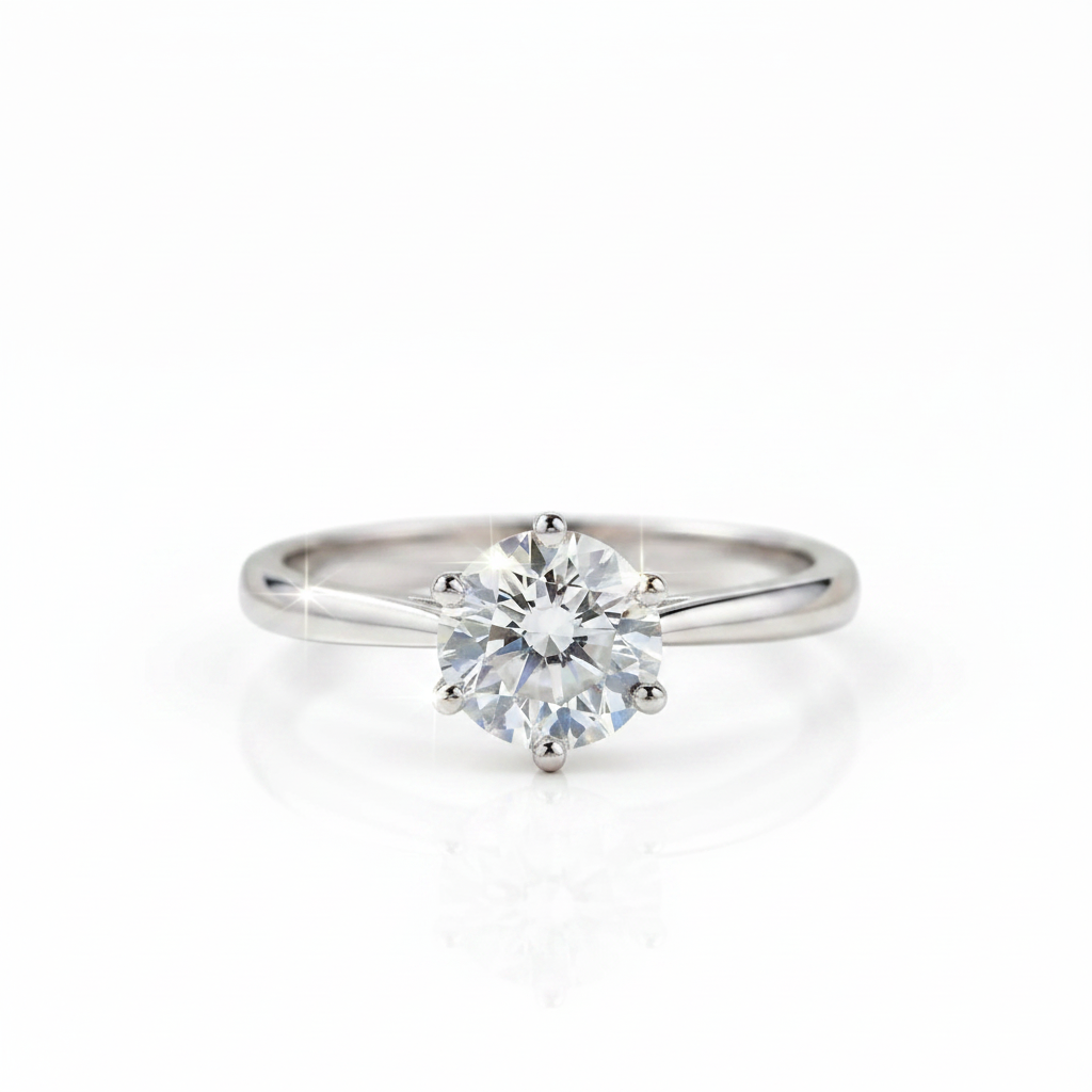 0.5-3ct Classic Diamond Option Solitaire Wedding Ring-Black Diamonds New York