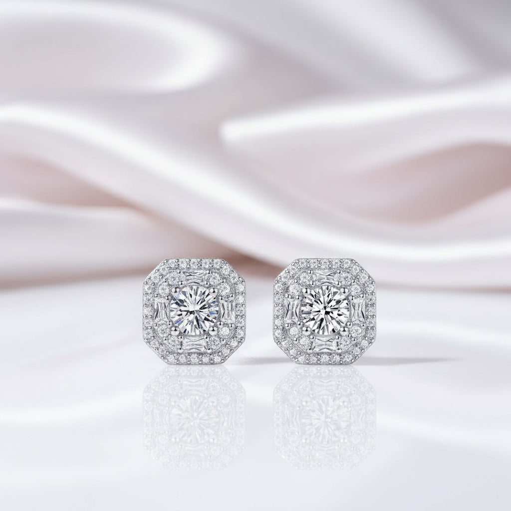 0.5 Ct Round Cut Diamond Option Stud Earrings-Black Diamonds New York