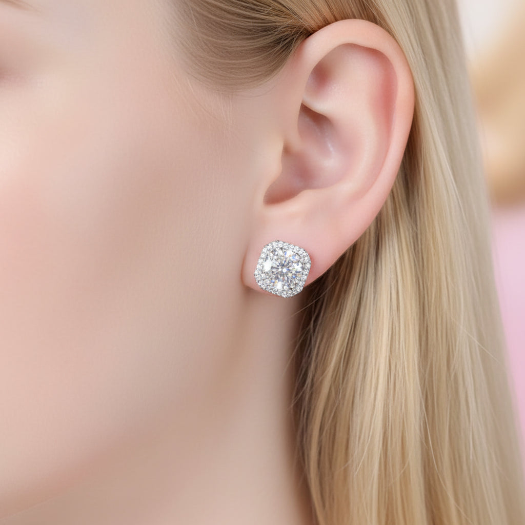 0.5 Ct Round Cut Diamond Option Stud Earrings-Black Diamonds New York