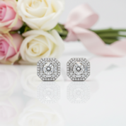 0.5 Ct Round Cut Diamond Option Stud Earrings-Black Diamonds New York
