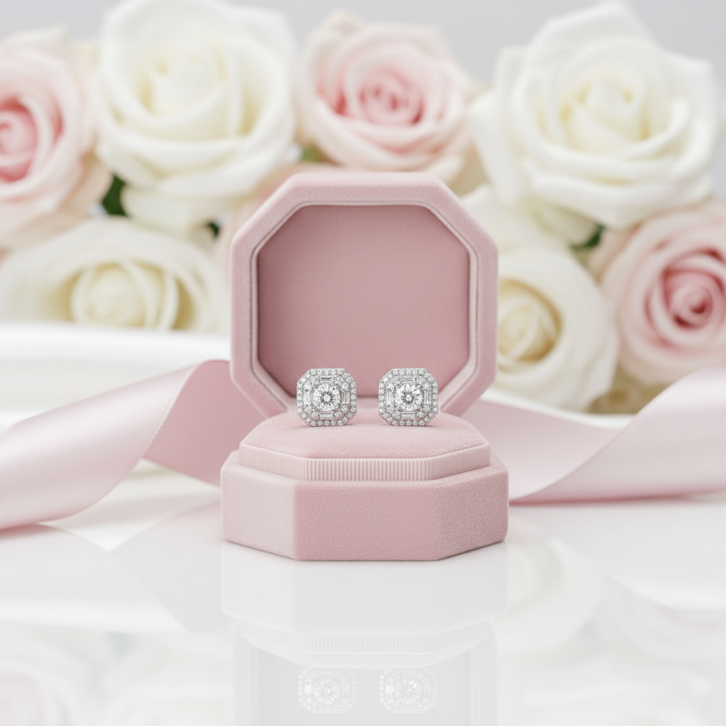 0.5 Ct Round Cut Diamond Option Stud Earrings-Black Diamonds New York