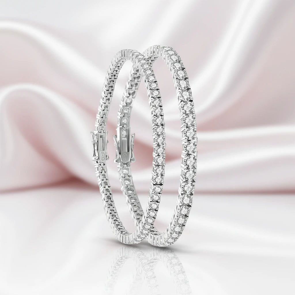 0.5 Ct Round Cut Diamond Option Tennis Bracelet-Black Diamonds New York