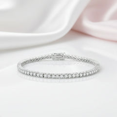 0.5 Ct Round Cut Diamond Option Tennis Bracelet