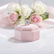 0.5 Ct Round Diamond Option Box Chain Necklace-Black Diamonds New York