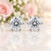 1.0 Ct Round Diamond Option Stud Earrings-Black Diamonds New York