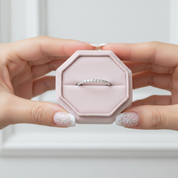 0.57ct Full Eternity Diamond Wedding Band-Black Diamonds New York