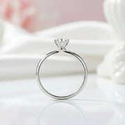 0.5ct D Color Diamond Solitaire Engagement Ring-Black Diamonds New York