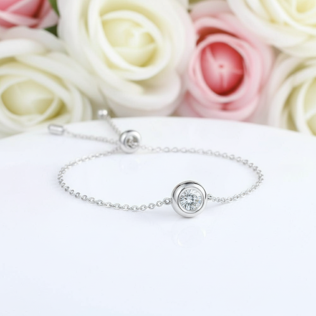 0.5 Ct Diamond Adjustable Bracelet-Black Diamonds New York