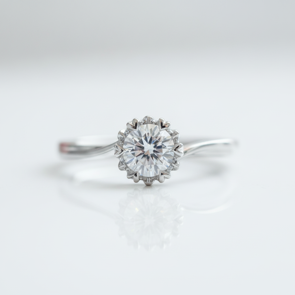 0.5 Ct Snowflake Diamond Option Ring-Black Diamonds New York