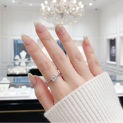 0.5 Ct Snowflake Diamond Ring-Black Diamonds New York