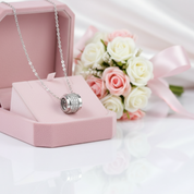 0.69ct Diamond Bridal Pendant Necklace-Black Diamonds New York