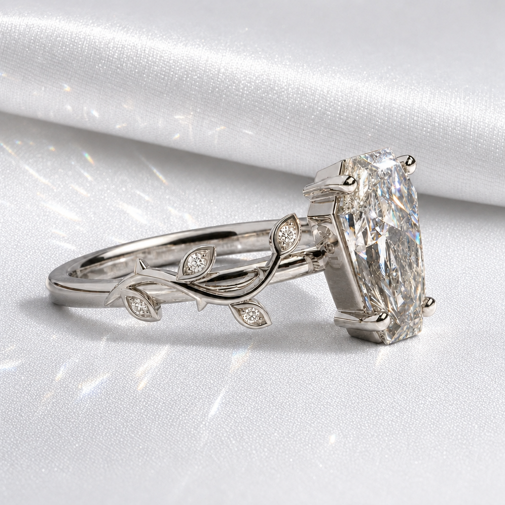 Hell and Back Ring - Limited Coffin Cut Diamond Option Engagement Ring-Black Diamonds New York