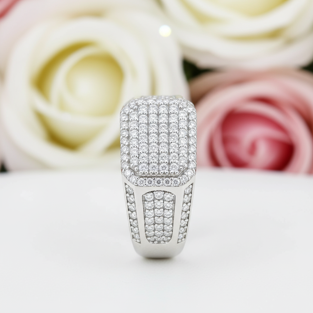 0.9 Ctw Round Diamond Wedding Band-Black Diamonds New York