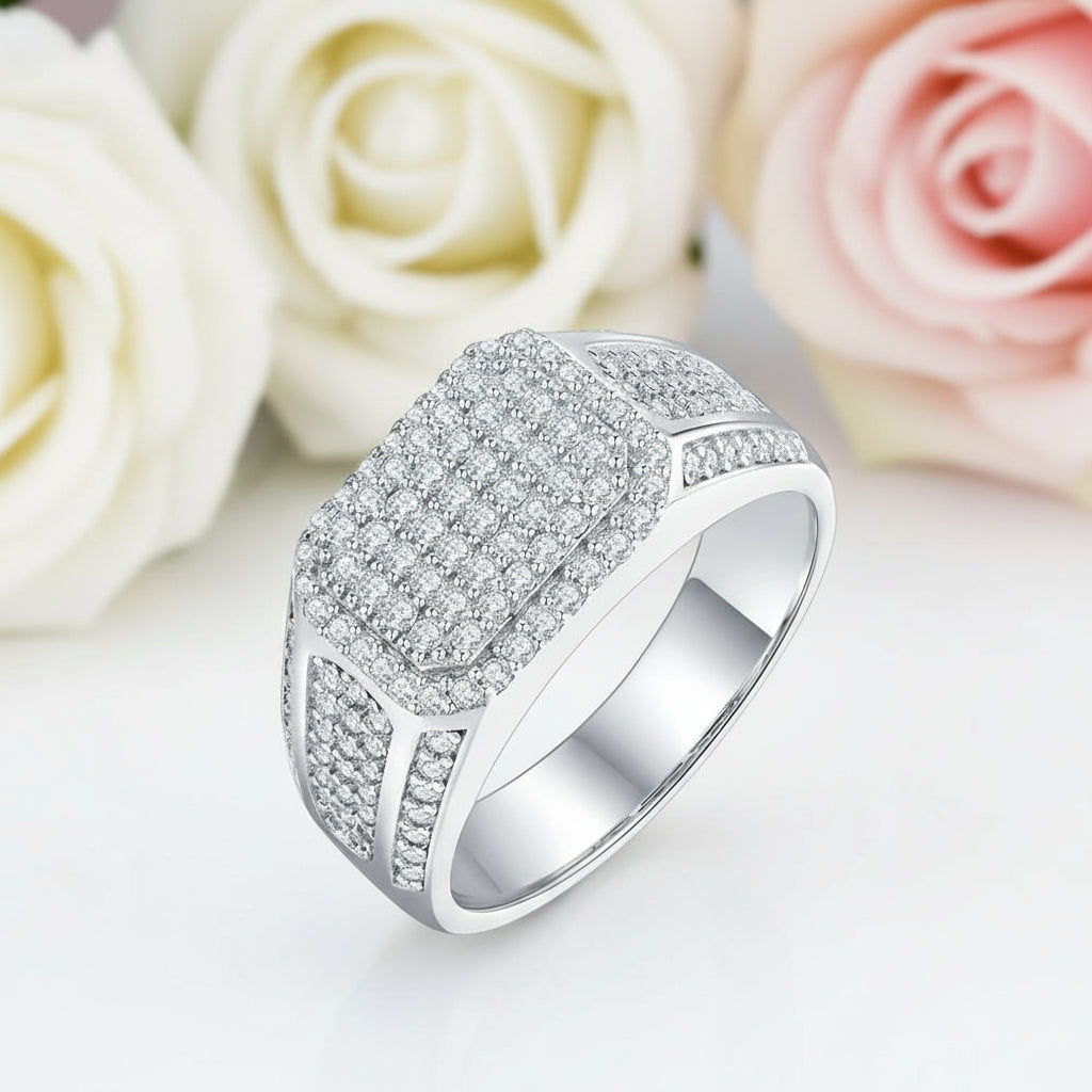 0.9 Ctw Round Diamond Wedding Band-Black Diamonds New York