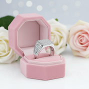 0.9 Ctw Round Diamond Wedding Band-Black Diamonds New York