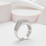 0.9 Ctw Round Diamond Wedding Band-Black Diamonds New York