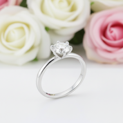 Classic 1.0 Ct Diamond Engagement Ring-Black Diamonds New York