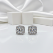 1.0 Ct D Color Diamond Stud Earrings-Black Diamonds New York