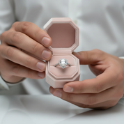 1.0 Ct Pear Cut Diamond Option Water Drop Engagement Ring-Black Diamonds New York