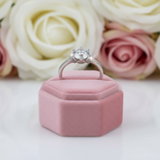 1.0Ct 6.5mm VVS1 Diamond Crown Ring-Black Diamonds New York