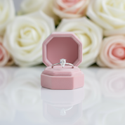 1.0Ct Pear Shape Diamond Solitaire Engagement Ring-Black Diamonds New York