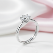 1.0Ct Twinkle Diamond Option Solitaire Engagement Ring-Black Diamonds New York