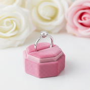 1.0Ct Twinkle Diamond Solitaire Engagement Ring-Black Diamonds New York