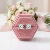 1.0 Ct 6mm Round Diamond Option Stud Earrings-Black Diamonds New York